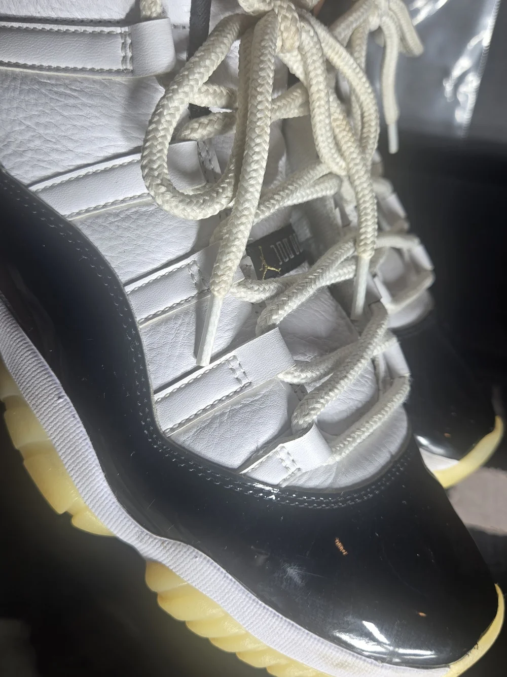 Air Jordan 11 Hi Retro Gratitude / Defining Moments DMP Black Gold - Size 9